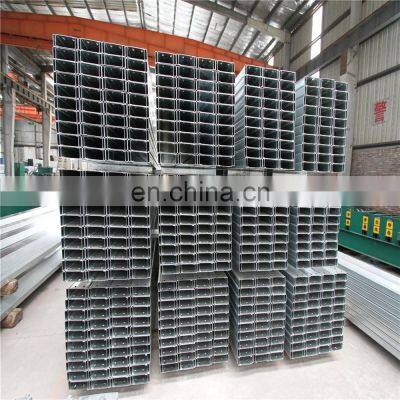 Factory Supply Hot Dip Galvanized Strut Slotted Channel Metallic Steel c Channel photo-4