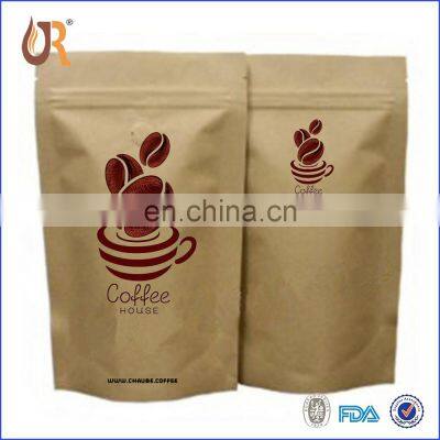 Wholesale 12oz Craft Paper Coffee Bag With Valve
