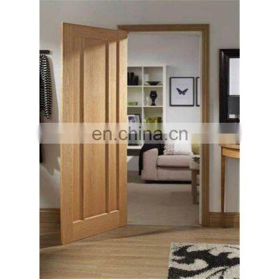 Luxury Design Plain Bedroom Wooden Door for Interior photo-3
