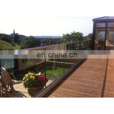 Customized Deck Balustrade Handrails Aluminum Base Shoe Railings