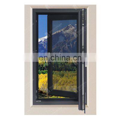 ROGENILAN 118 Aluminium burglar proof window with 304 stainless steel flyscreen