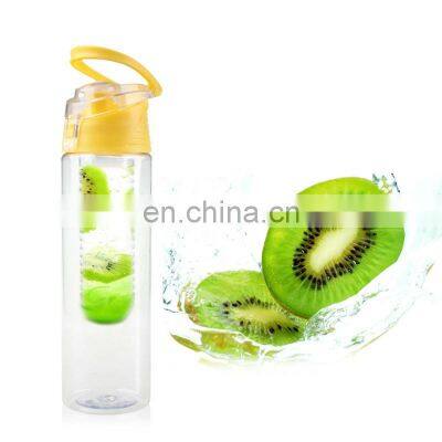 Hot Selling in Summer Infuser Fruit Water Bottle with Customized Logo