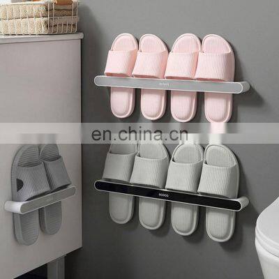 Wall Mount Plastic Slipper Rack for Living Room photo-3