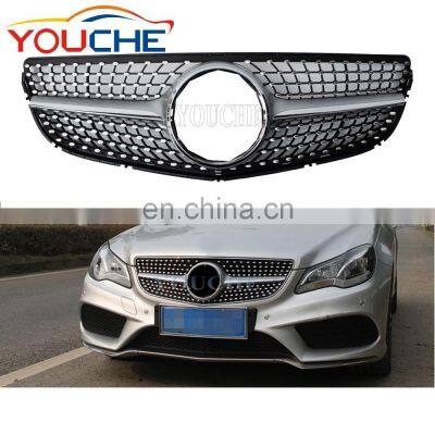 2015 2016  W207 diamond style front grille W207 grill for Mercedes E class W207 facelift  2 door 2014-2017 ABS front grille