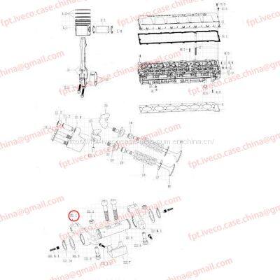 MAN D2066 Exhaust rocker arm assembly 04201-6004