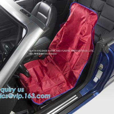 Reusable Cars Accessories, Nylon Car Seat Covers, Universal For Car Shops, Steering Wheel Cover Fabric photo-2