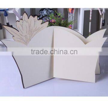 2016 Novelty Products Indian Wooden Wedding Invitation Cards With Flower photo-5