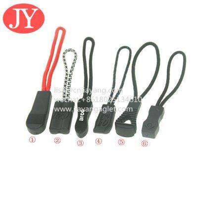 luggage garment accessories factory produce pvc zipper pulls inject zipper ends for sportwear coat