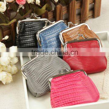 New snake leather clutch bag coin purse wallet