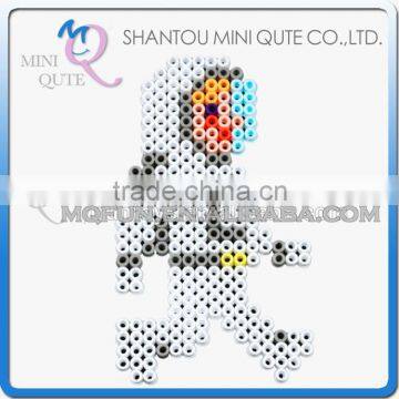 Mini Qute Kawaii DIY Ironing Hama Perler Beans 3D Jigsaw spaceman astronaut model building blocks educational toy (Accept OEM)