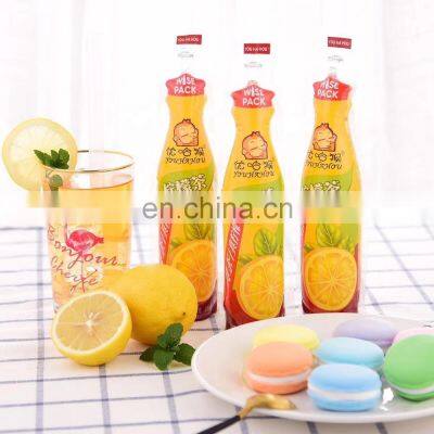 Custom Printed Laminated Drink Bag Refill 200ml Pouch Fruit Sachet Juice Packaging photo-2