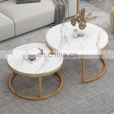 Luxury Coffee Tables Marble Coffee Table Living Room Simple Tea Center Table Set Small Round Apartment center