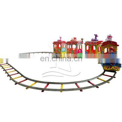 Factory price amusement rides outdoor electric train ride mini fun train for sale