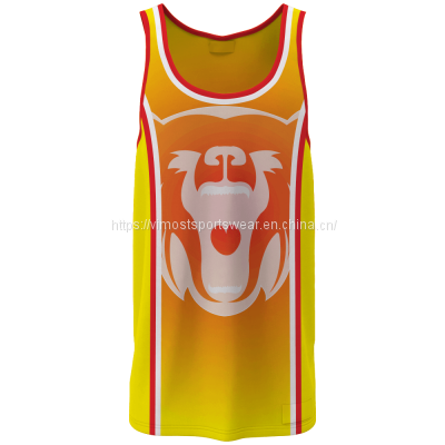 2023 sublimated cool dry basketball jersey made in China