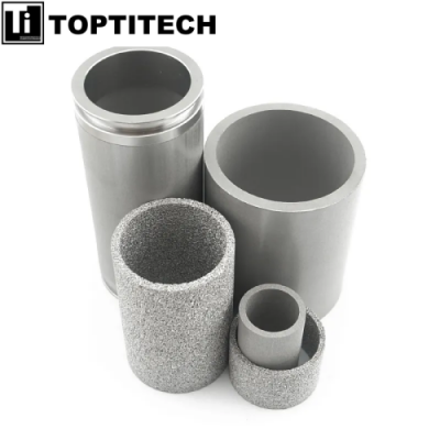 1um Porous Titanium Candle Filter Pipe Cartridge Porous Titanium Filter Powder Metallurgy Filtration PEM Electrolysers photo-2