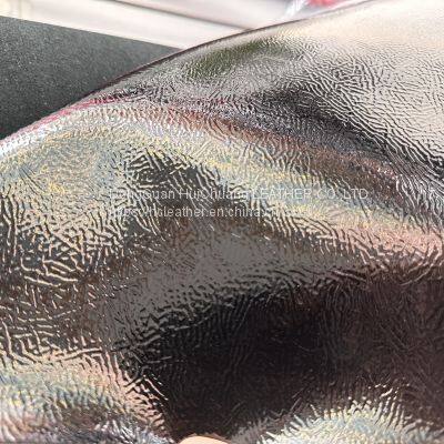 Ecological Dermis、 Recycled Leather Hami Melon Pattern photo-3