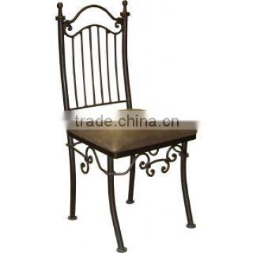 latest design decorative cast iron chairs