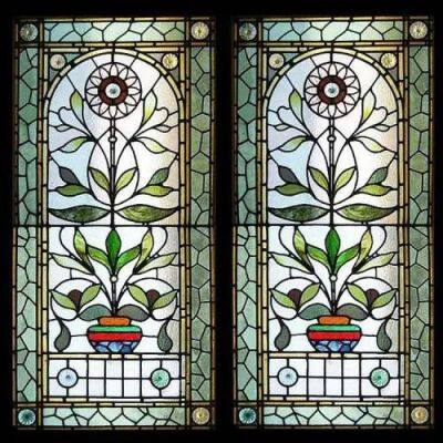 Custom American Style China Tiffany stained Art Church Glass For Door And Window Lighting Decorative Glass