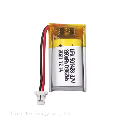 UFX 901428 260mAh 3.7V Lithium-ion Rechargeable Cell Factory Customized for Portable Monitor