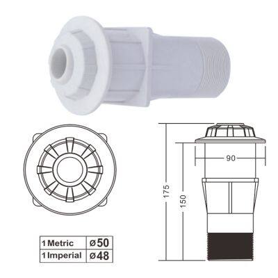 Durable Swimming Pool Water Jet Nozzles ABS SPA Jet Pool Plastic Fittings Spray Eyeball Nozzles photo-6