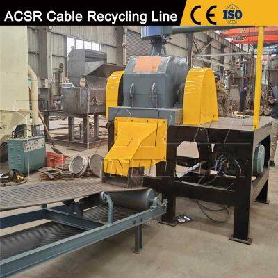 Factory Direct Scrap ACSR Cable Recycling Machine Wire Crushing Machine