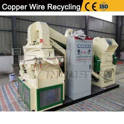 Factory Direct Copper Cable Granulator Machine Scrap USB Cable Wire Separating Chopping Equipment