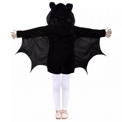 Halloween Bat Cloak Children's Bat Cosplay Party Cape Costume photo-4