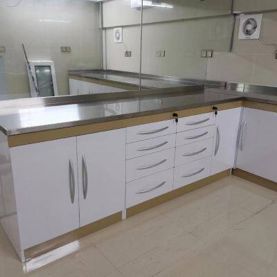 Medical Furniture Dental Bench Steel Made Hospital Stomatology Wall Bench