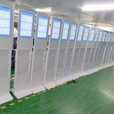 22/32-inch Touch Vertical Advertising Machine Display, Floor-standing Display for Newspapers, Magazines, Posters, Bookshelves, tv Screens, Exhibition and Promotional Poster Screens, for Placing Periodicals and Magazines