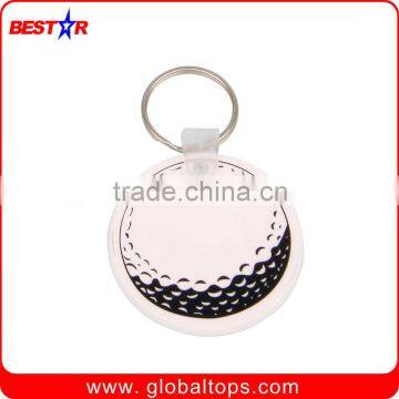 Promotional Plastic Key Tag in Ball Shape