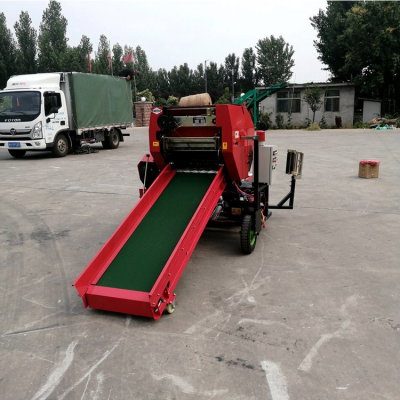 Silage Feed Pasture Baler, Electric Briquetting Machine for Breeding Equipment, Feed Baler for Cattle, Sheep and Horses photo-4