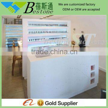 Modern shopping mall used nail bar furniture for sale