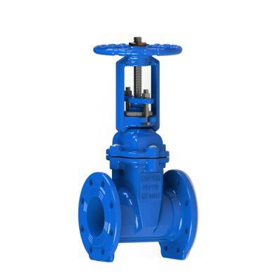 DN40-DN600 ANSI/DIN/GB Standard PN16 GGG40 Ductile Cast Iron QT450 Flanged Resilient Seat Rising Stem Gate Valve photo-3