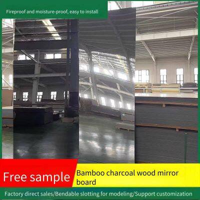Бамбуковый угольный волокнистый зеркальный панель, панель с высокоглянцевым покрытием для домашних животных, специальная панель с разнообразными цветами для декора развлекательных мест