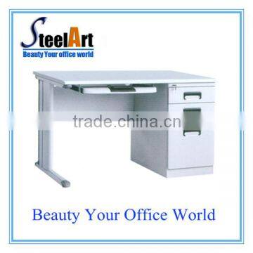 MDF Top metal body office desk kd office desk