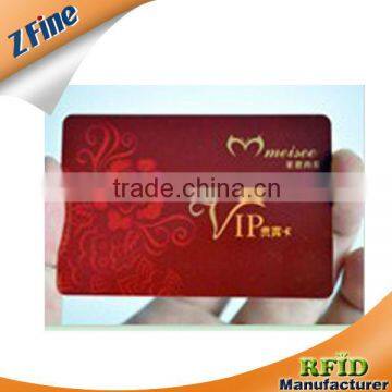 high quality pvc business vip membership card in shenzhen