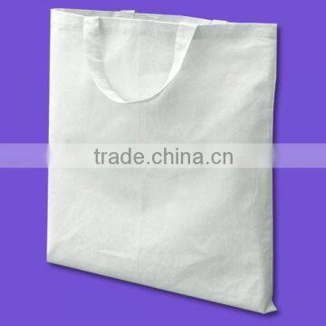 2016 White Cotton Carrier Bags With Short Handles
