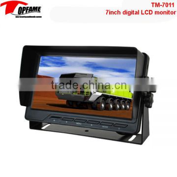 TM-7011 7 inch digital LCD monitor with metal housing,waterproof