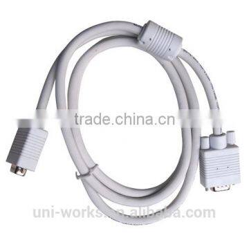 15pin White LCD 3+4 VGA Cable photo-3