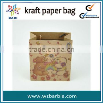 lovely kids decorate gift paper bag