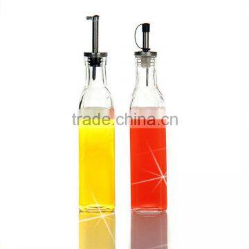 Custom Design Popular Glass Oil Bottle