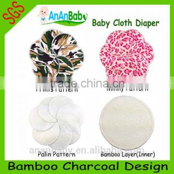 New 2014 breathable soft washable bamboo wholesale nursing pads