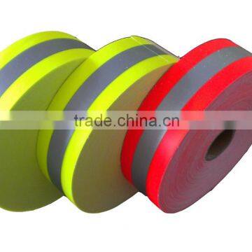 Fire Flame Resistance reflective fabric and warning resistance reflective fabric tape