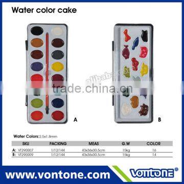 Water Colour Cake With Lots of Colourful Shape