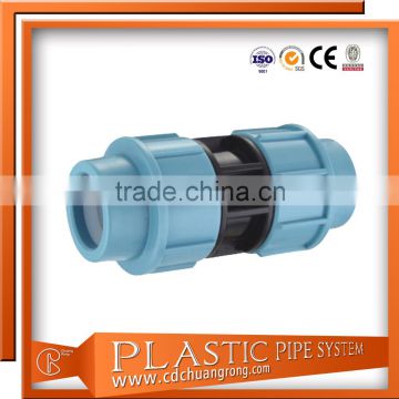 Supply plastic hose coupling for pipe systems