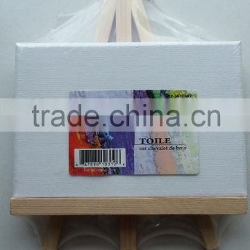 DIY canvas on wooden easel painting set