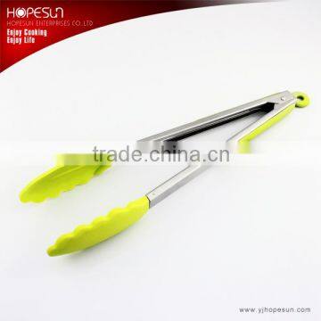 HS-FT095 Food grade silicone spatula tongs food tongs