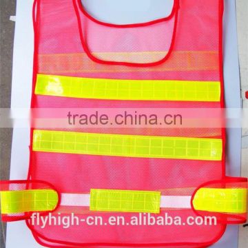 sleeveless high light up visible working custom high visible reflective safty vests