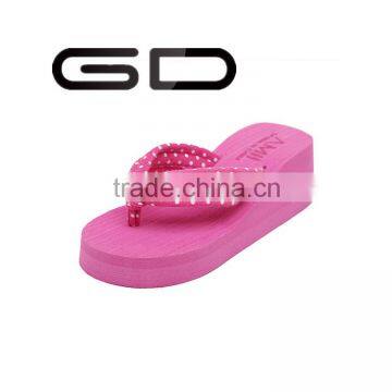 GD custom red foam rubber flip flops women slippers