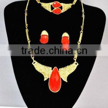 J0122-1 african jewelry set costume jewelry necklace sets